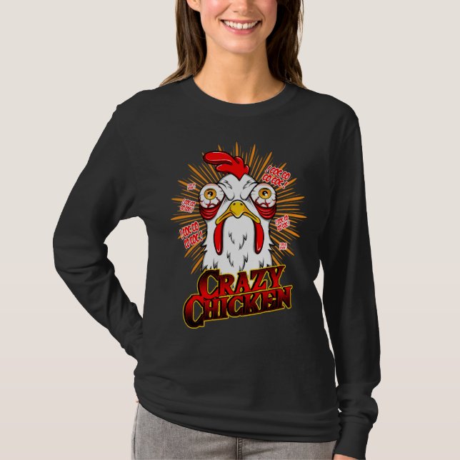 Camiseta Pollo loco (Anverso)