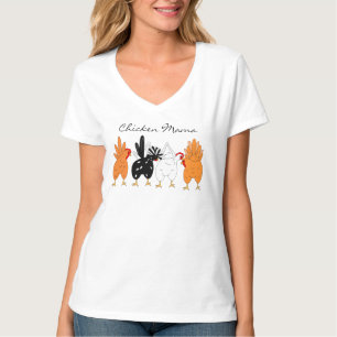 Camiseta Pollo Mama   Frentes de pollo y cubetas de pollo