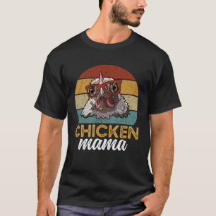 Camiseta Pollo mami retro propietario de pollo Chicken mamá