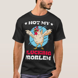 Camiseta Pollo Mascota medio desplumar animal de granja eno