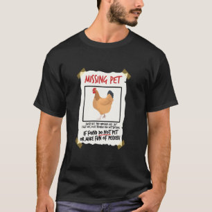 Camiseta Pollo Mascota Perdido  Pequeño Dinosaurio Juego de