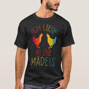 Camiseta Pollo Me Encanta Mi Chica Coco De Aves De Corral V