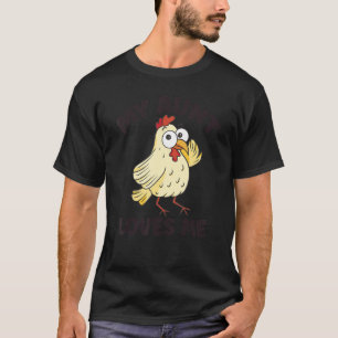 Camiseta Pollo, mi tía me ama por sobrino y sobrina 5