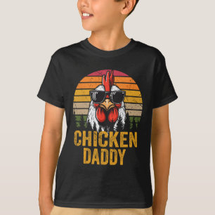 Camiseta Pollo Papá Gallo Antiguo Para Papá Granjero Padre