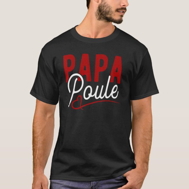 Camiseta Pollo Papa Mens - - Original (Anverso)