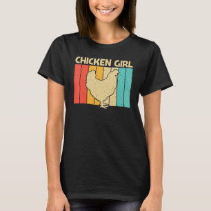 Camiseta Pollo Para Chicas Aves De Cultivo De Gallina