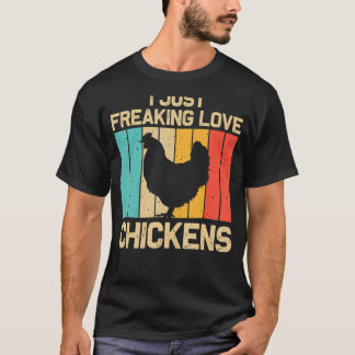 Camiseta Pollo Para Hombres Mujeres Agricultoras De Pollos 