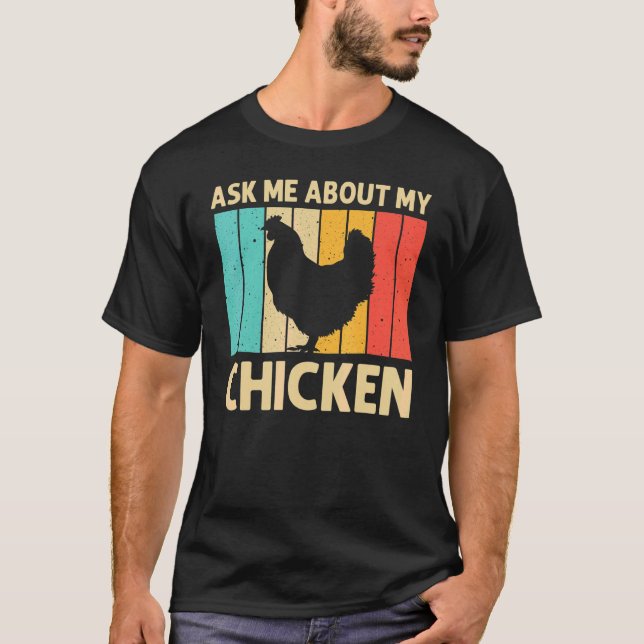 Camiseta Pollo Para Hombres Mujeres Agricultoras De Pollos  (Anverso)