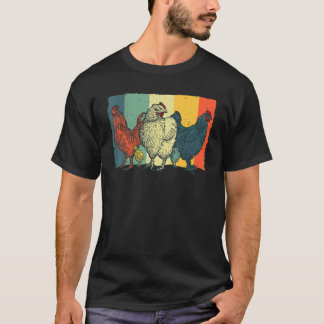 Camiseta Pollo Para Hombres Mujeres Gallo Animal De Granja 