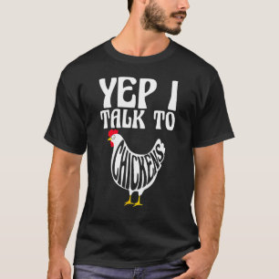 Camiseta Pollo Para Hombres Mujeres Loco Granjero de Pollos