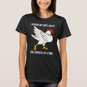 Camiseta Pollo Para Hombres Papá Avicultura Gallo Huevo