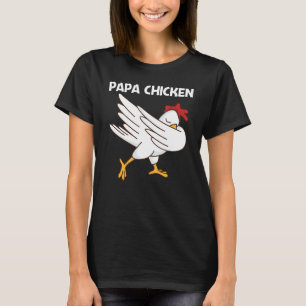 Camiseta Pollo Para Hombres Papá Avicultura Gallo Huevo