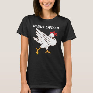 Camiseta Pollo Para Hombres Papá Avicultura Gallo Huevo
