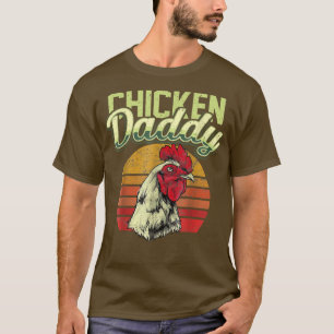 Camiseta Pollo para hombres papi pollo agricultor