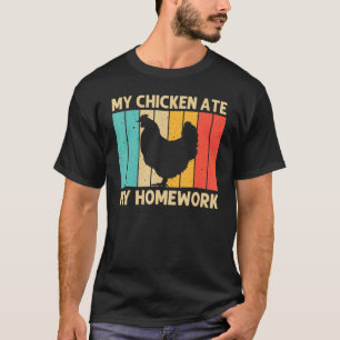 Camiseta Pollo Para Niños Agricultores De Pollos Hen