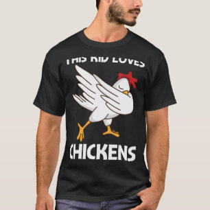 Camiseta Pollo Para Niños Huevo De Aroma De Aves De Corral