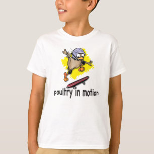Camiseta Pollo patinador
