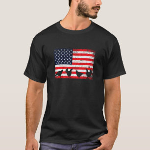 Camiseta Pollo Patriótico De Julio