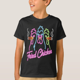 Camiseta Pollo Pollo Frito Arte Divertido Granja Avicultura