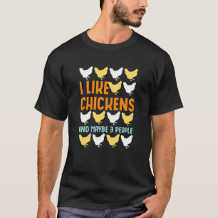 Camiseta Pollo Pollo Hombres Mujeres Agricultores Vida