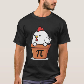 Camiseta Pollo Pot Pi Día Pi Divertido Profesor Estudiante