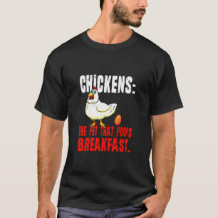 Camiseta Pollo Que Empieza Desayuno Tee Animal