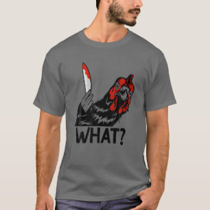 Camiseta ¿Pollo qué? Pollo mortífero de pollo de Halloween