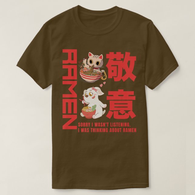 Camiseta pollo Ramen Lovers ramen anime japonés kawaii d (Diseño del anverso)