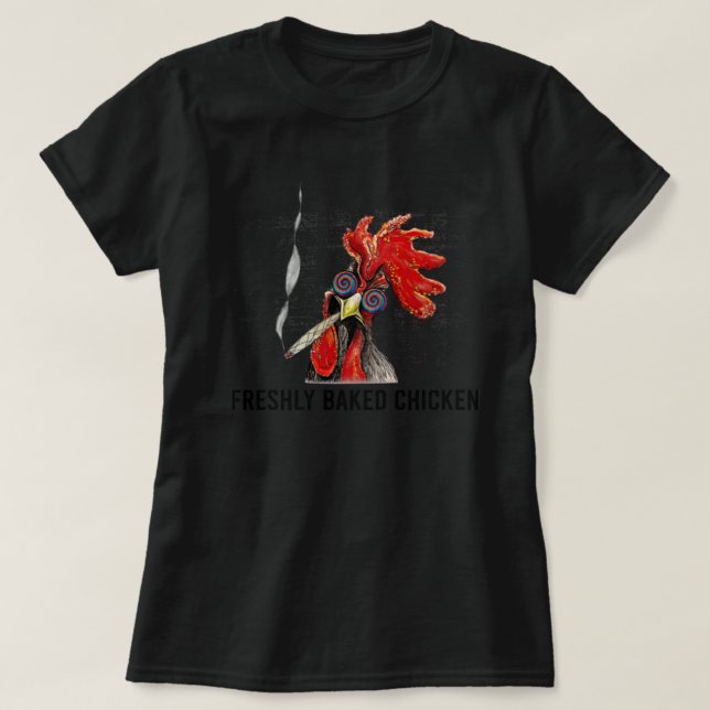 Camiseta Pollo recién horneado (Diseño del anverso)