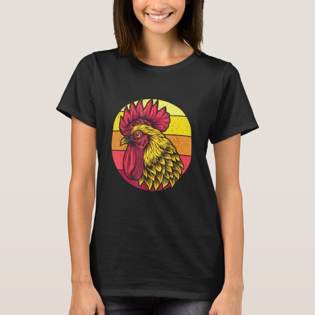 Camiseta Pollo Retro (Anverso)