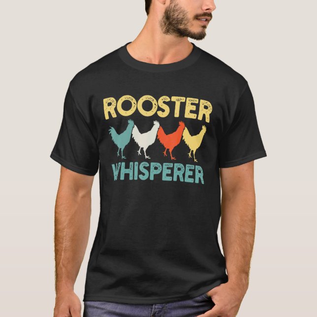 Camiseta Pollo Retro de Gallos (Anverso)
