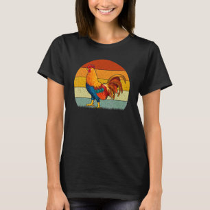 Camiseta Pollo Retro Estilo Vintage
