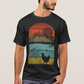 Camiseta Pollo retro vintage Animal 1