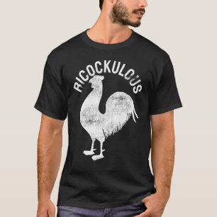 Camiseta Pollo Ricockuloso Ridículo Gallo Retro