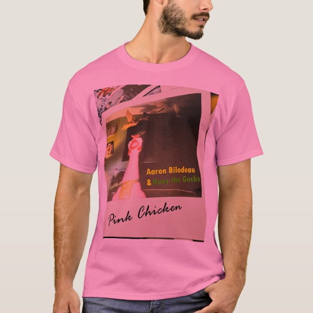 Camiseta Pollo rosa (Anverso)