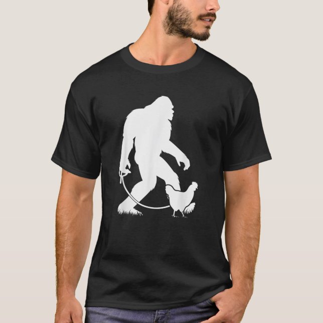 Camiseta Pollo sasquatch Si es divertido de patinaje (Anverso)