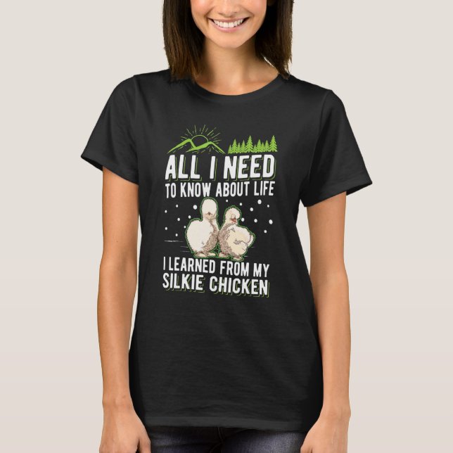 Camiseta Pollo sedoso (Anverso)