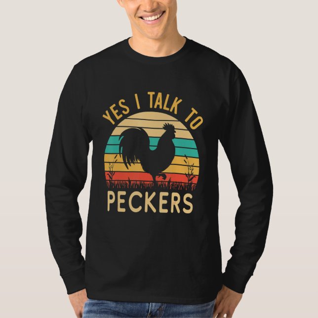 Camiseta Pollo Sí Hablo Con Peckers 1 (Anverso)