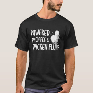 Camiseta Pollo Silkie con Café y Brisa de Pollo