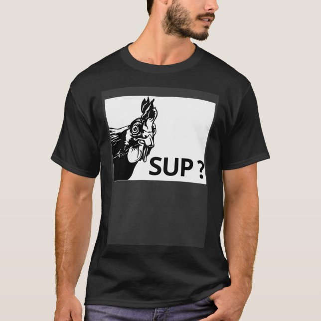 Camiseta Pollo SUP Lindo Pollo   Gallinas de Corral (Anverso)