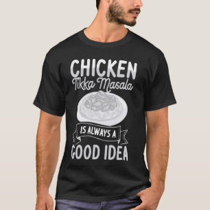 Camiseta Pollo Tikka Masala Comida Receta india