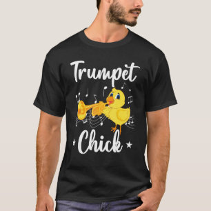 Camiseta Pollo Trompeta Gallina Trompeteros Tocador de Trom