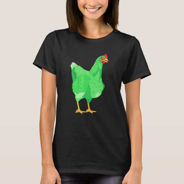 Camiseta Pollo Verde (Anverso)