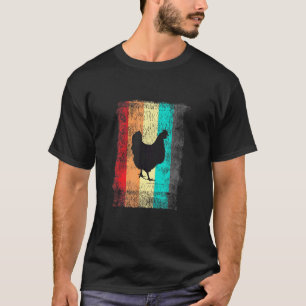 Camiseta Pollo Vintage 60s 70s Dueño de Mascotas de Pollo G