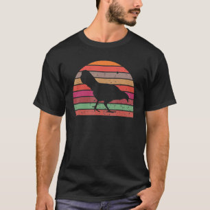 Camiseta Pollo Vintage Silueta de Pollo Retro Animales de G