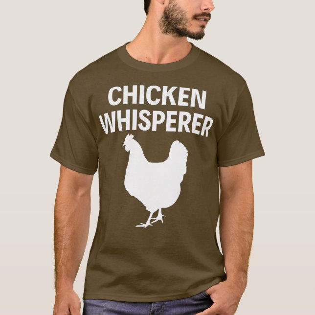 Camiseta Pollo Whisperer Gracioso Chicken Amantes De La Agr (Anverso)