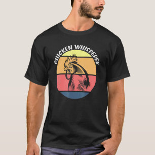 Camiseta Pollo Whisperer Rooster Farm Animal Farmer Retro