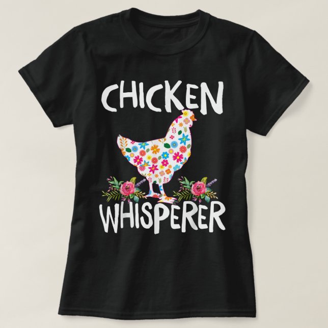 Camiseta Pollo Whisperer Tee divertido de pollo para los ag (Diseño del anverso)