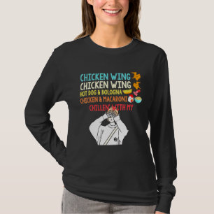Camiseta Pollo Wing pollo Wing Hotdog Bologna Chicken M