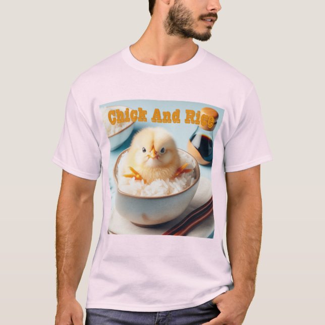 Camiseta Pollo Y Arroz # 3 (Anverso)